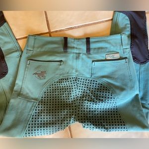 SmartPak Piper silicone full seat breeches, Size 28R